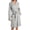 Heather Grey, variant on Women's Lauren Ralph Lauren 814193 Quilted Shawl Collar Robe (Heather Grey M)