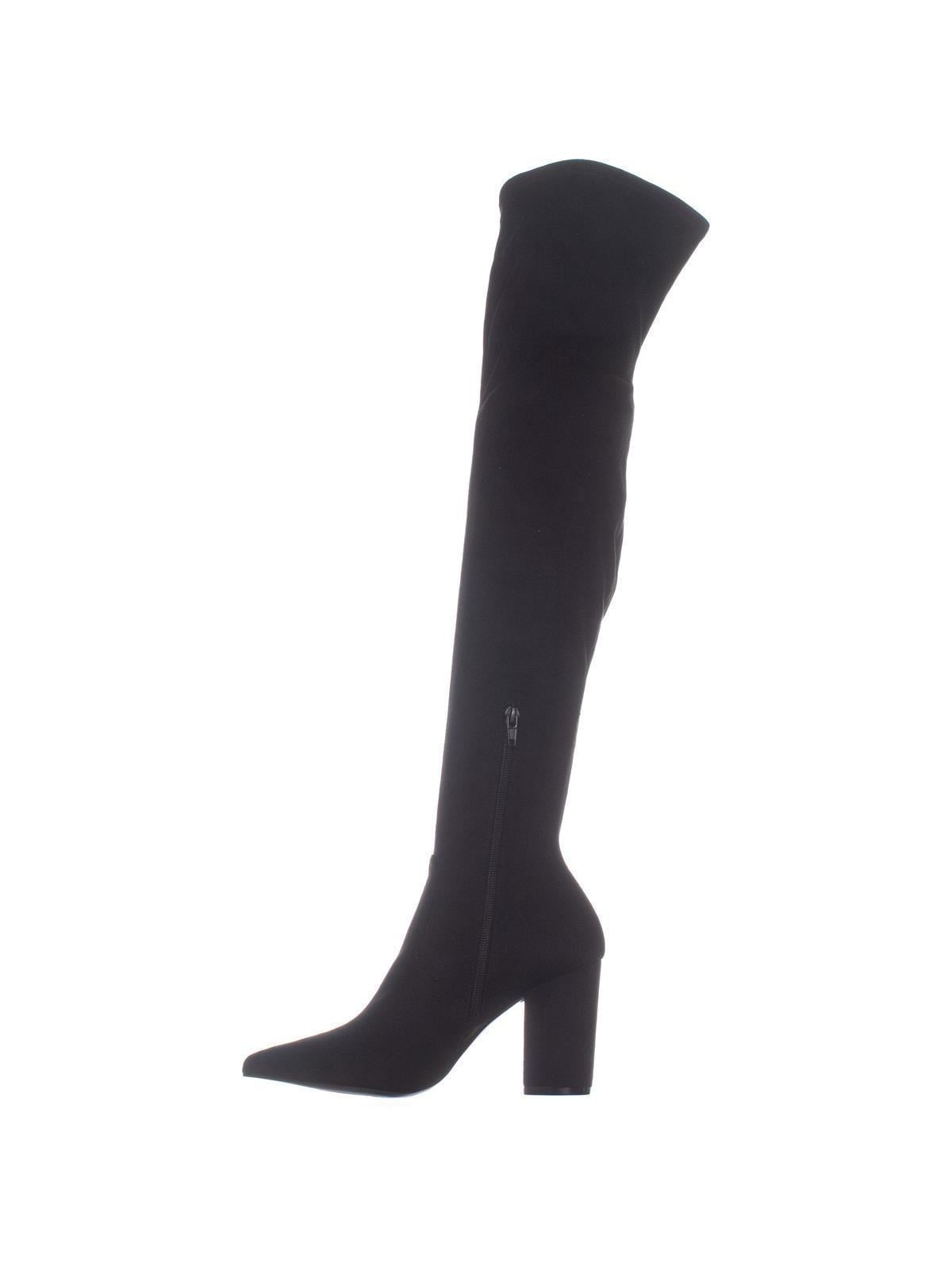 Womens Steve Madden Rational Pointed Toe Over the Knee Boots, Black -  Walmart.com