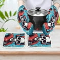 thumbnail image 6 of Dancing Cute Skull Man Oven And Pot Holders Sets, Heat Resistant Pads Kitchen Decor for Cooking Baking BBQ Grilling, Christmas Kitchen Gifts, 6 of 6