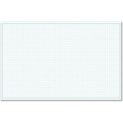 Next Day Labels Quadrille Grid Blueprint and Graph Paper, 11"in x 17"in, 50 Sheets, 5 Count Pack