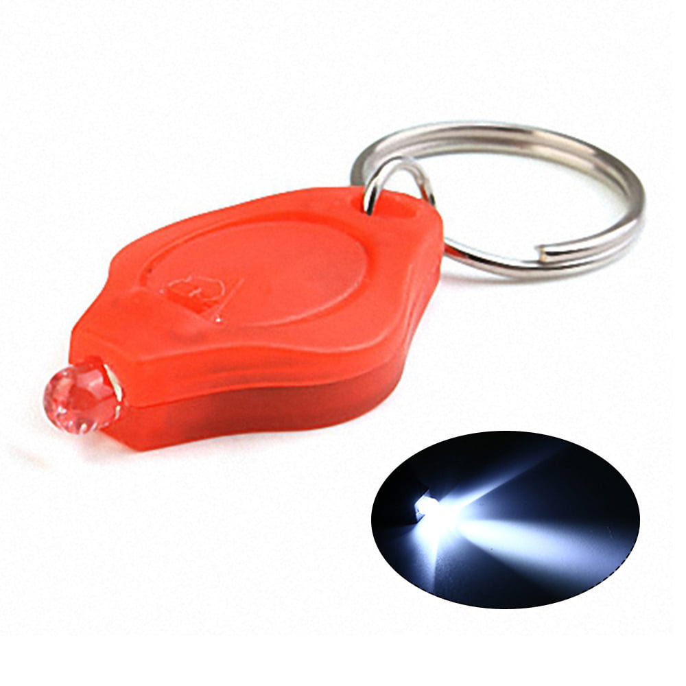 show original title Details about  / Flashlight Keychain Mini LED White Light Torch Keyring Chain New Key H8N0 X6R4