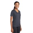 thumbnail image 4 of Sport-Tek Ladies PosiCharge RacerMesh V Neck Tee-4XL (Graphite Grey), 4 of 6