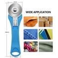 thumbnail image 2 of 45mm Leather Cutter Round Knife Stitching Roller Cutting Knife Wordless Blades Round Rotary Leather Craft PINK, 2 of 8