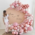 thumbnail image 3 of YANSION Pink Balloon Garland, Light Pink and White Balloon Arch Kit with Pink Confetti Matte Rose Gold Balloons Party Decorations for Girls Women Birthday Wedding Baby Shower, 3 of 7