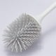 thumbnail image 2 of Toilet Brush and Holder Set, Toilet Bowl Brush with Cleaning Brush, Silicone Toilet Bowl Cleaners Brus, 2 of 5
