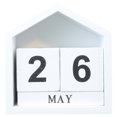 thumbnail image 1 of Calendario de madera calendario decorativo Diseño de la casa del calendario de madera adorno, 1 of 6