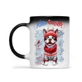 thumbnail image 2 of Hello Winter Boston Terrier Smiling in Red Scarf Hat Welcome Christmas Heat Color Changing Mug Gentleman Dog Lover Gifts Magic Coffee Mug - 00017, 2 of 4