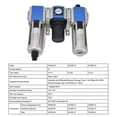thumbnail image 5 of Filtro regulador y Lubricador 3 en 1 Yashi GC300-08 para compresores de aire, 5 of 5