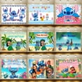 thumbnail image 2 of Fondo de fiesta con temática de dibujos animados de Lilo y Stitch, decoración para fiesta de cumpleaños de niña y niño de verano, accesorios de estudio para fotografía, 2 of 5
