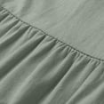 thumbnail image 6 of UPPADA Women's Solid Sleeveless O-neck Maxi Pockets Linen Loose Baggy Kaftan Long Dress, 6 of 7