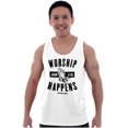 thumbnail image 3 of Worship Happens John 3:16 Prayer Tank Top T Shirts Men Women Brisco Brands S, 3 of 6