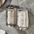 thumbnail image 1 of Self-Contained Suction Cup Wall Organizer, Multifunctional Glacier Pattern Tissue Box, Ins Style, 1 of 5