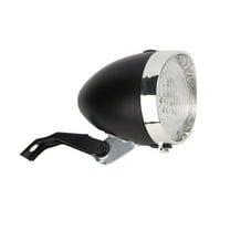 Retro Front Light, Excellent Black 3LED Vintage  Front Light For Cycling