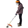 thumbnail image 6 of iRerts 10 in 1 Grass Trimmer, 33CC 2-Cycle Gas Powered Weed Eater with Gas Pole Saw, Hedge Trimmer, Grass Trimmer and Brush Cutter, String Trimmer for Grass Garden Yard Care, Orange/Black, 6 of 10