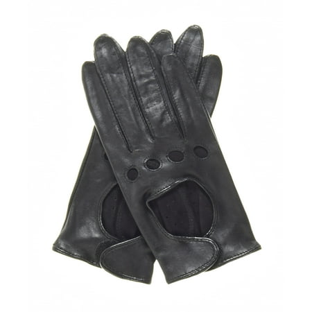 Ladies Leather Driving Gloves - Pratt and Hart Women's Womens Leather Driving Gloves