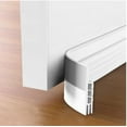 thumbnail image 1 of Burlete de goma para puertas | Burlete de goma de 99 cm con adhesivo resistente | Aislante de ruido y polvo para puertas interiores y exteriores (paquete de 1), 1 of 2