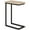Marble & Black, variant on Allora 18" Modern Metal C Side Table with Marble Top in White
