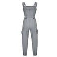 thumbnail image 2 of Combinaison de Mode pour Femmes, Ceinture Sans Manches, Pantalon à Bretelles Minimales, 2 of 5