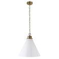 thumbnail image 1 of Evelyn&Zoe Modern/Contemporary 15" Wide Brass Pendant, 1 of 7