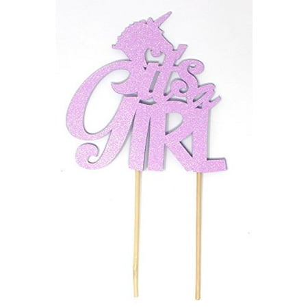 All About Details Unicorn Theme It S A Girl Cake Topper 1pc Party All About Details Unicorn Theme It S A Girl Cake Topper 1pc Party