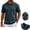 Blue, variant on Clossjun Mens Golf Polo Shirts Quick Dry Lightweight Performance T Shirt Casual Daily Wear Summer Blouses For Work Business Back To School Army Green S