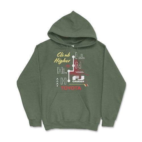 Toyota FJ Cruiser 4x4 Hoodie Off Road Adventure Apparel