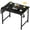 Black, variant on CONCETTA Computer Desk 31 Inch, Simple Farmhouse Table With Storage Bag & Headphone Hooks, Black