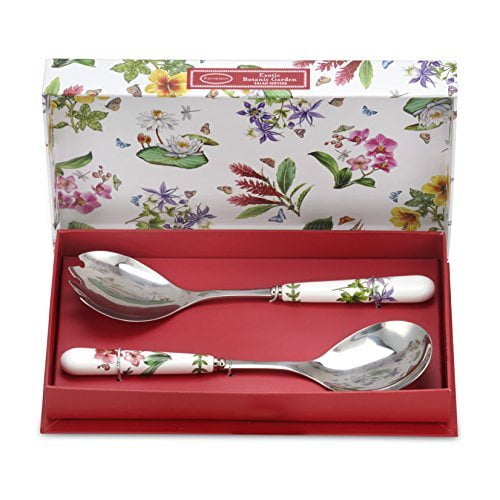 Portmeirion Exotic Botanic Garden Salad Servers 10 Inch Set Of 2 Com Portmeirion Exotic Botanic Garden Salad, Portmeirion Botanic Garden Cutlery Set