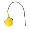 thumbnail image 2 of Pelota para perros plegable con cuerda, pelota hueca de EVA para mascotas con cuerda, lanzador de pelotas para perros, para entrenamiento y ejercicio de mascotas (amarillo), 2 of 8