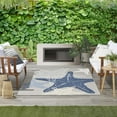 thumbnail image 2 of Nourison Aloha Coastal, Nautical & Beach Grey/Multi 5'3" x 7'5" Area Rug, (5x7), 2 of 9