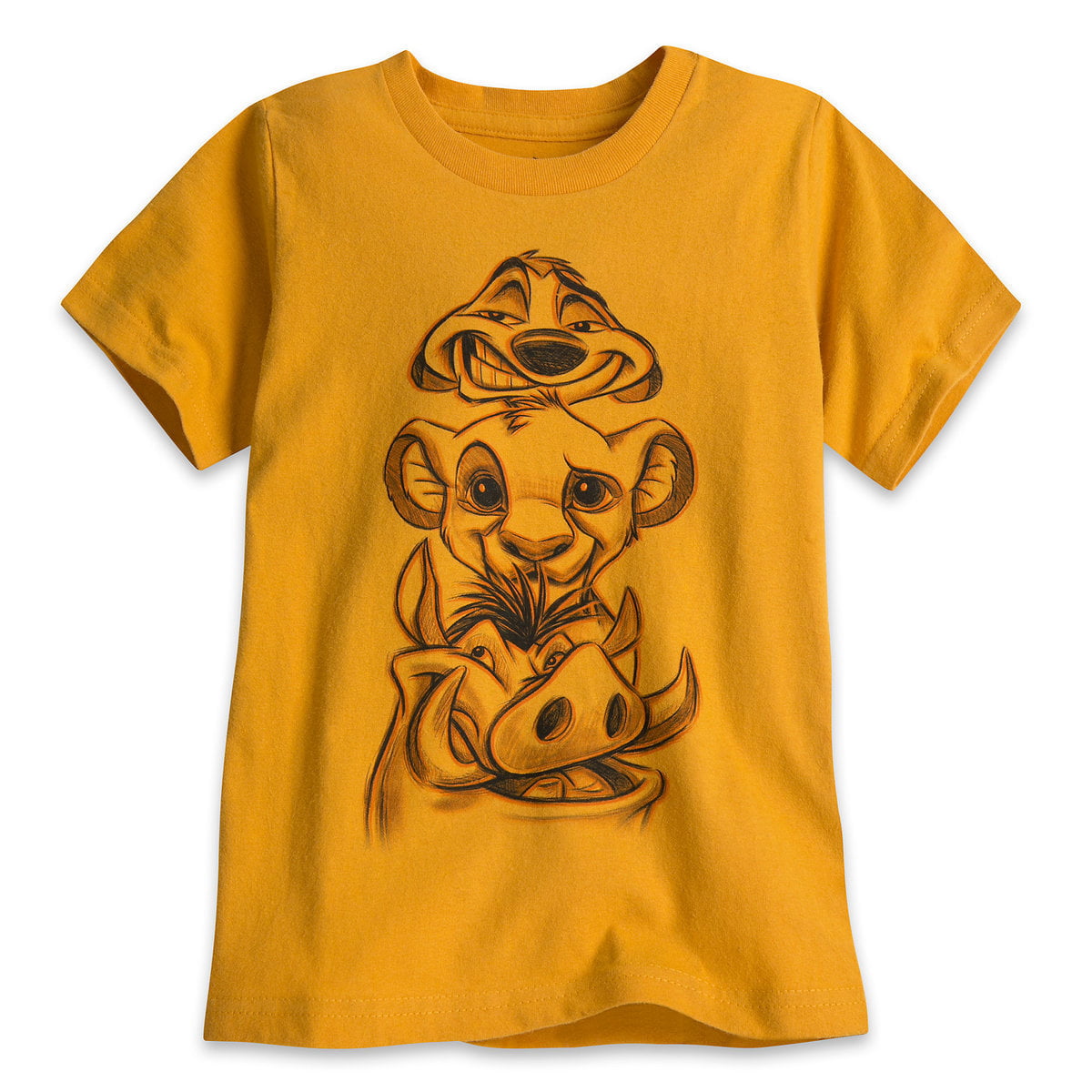 Disney The Lion King Young Simba Timon And Pumbaa Short Sleeve Cotton T ...