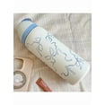 thumbnail image 2 of Blue Silk Ribbon 24OZ/32OZ Cup Vacuum Flasks & Thermoses Water Bottle Drinkware Thermo Tumbler Stainless Steel Thermal Mug  Cold Hot Coffee, 2 of 6