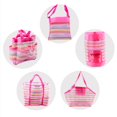 thumbnail image 4 of EIMELI Oxford Cloth Shoulder Bag Mesh Design Beach Pouch Children Toys Makeup Tools Storage Bag, 4 of 9