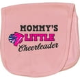 thumbnail image 2 of Inktastic Mommy's Little Cheerleader with Megaphone and Pom Poms Baby Burp Cloth, 2 of 3