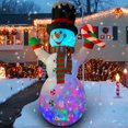 thumbnail image 3 of 6Ft Inflatable Christmas Snowman with Candy Decoration for Yard Lawn Garden Home Party Indoor Outdoor, 3 of 10