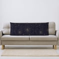 thumbnail image 7 of KLL Copper-Gold Gloss Outline Chrysanthemum Pattern Long Body Pillow Cover,20x60 Body Pillow Cases,Soft Brushed Microfiber Invisible Zipper Design-Pillow core not included, 7 of 7