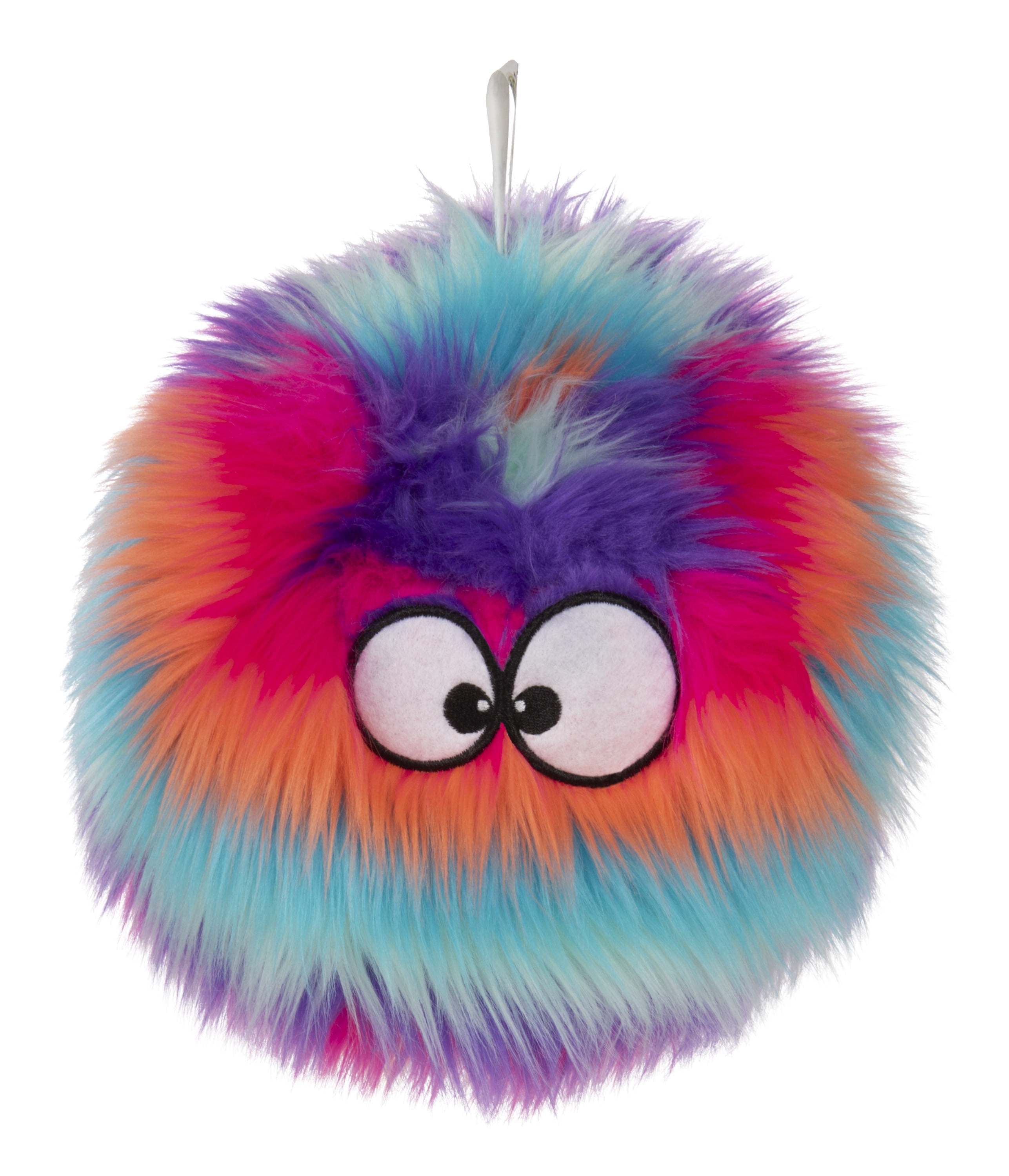 goDog Furballz with Chew Guard Technology Plush Dog Toy, Cool Rainbow, Large - Walmart.com