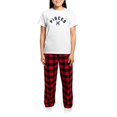 thumbnail image 4 of CafePress - Pisces Women's Light Pajamas - Women's Short Sleeve Print T-Shirt and Pants Light Cotton Pajama Set, 4 of 7