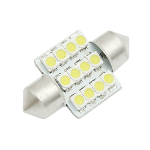 Unique Bargains Car White 12  1210  Festoon Interior Dome Light Lamp Bulb 31mm