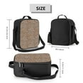 thumbnail image 3 of Cauagu Leopard Print-2 Insulated Lunch Bag - Reusable Lunch Box Thickened Thermal Leakproof Lunch Tote Bag for Adult Office/Travel Picnic, 3 of 7