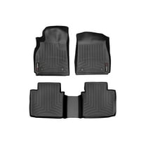 WeatherTech Custom Fit FloorLiners compatible with 2013-2019 Cadillac XTS - 1st & 2nd Row, Black