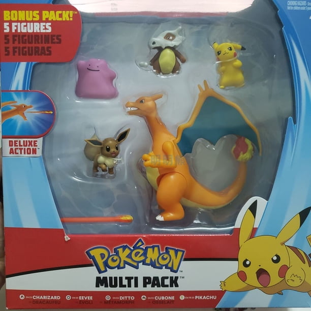 Figuras genuinas de batalla de Pokémon, WCT, Mew, Gengar, Charmander, Snorlax, Eevee, modelo de juguete, colección de decoración de regalo