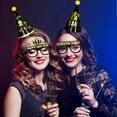 thumbnail image 3 of Tumao New Years Decorations 2026, New Years Eve Party Supplies 2026, Accessories includes Balloon, Headband Tiara, Glasses, Party Horns, 3 of 7