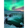 thumbnail image 1 of Pintura de diamante (DE2082) Paisaje de aurora 5D Cuadro cuadrado de bricolaje Decoración de arte 30x40cm Hugtrwg Para estrenar, 1 of 1
