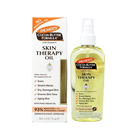 Cocoa Butter Formula Skin Therapy Moisturizing Body Oil with Vitamin E | 5.1 Ounces