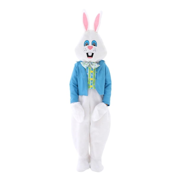 Disfraz de conejito de Pascua para niños, traje de cuerpo completo, ropa para fiesta, carnaval para niñas L