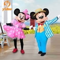 thumbnail image 4 of Disfraz de mascota de Mickey Minnie Mouse de Disney, personajes de dibujos animados, publicidad, evento, fiesta, cosplay, traje, accesorios de carnaval de animales, 4 of 5