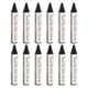 thumbnail image 1 of Uxcell 12 Pcs Marcadores de Muebles Cera para Reparación, Palitos de Relleno de Madera, Crayones, Negro, 1 of 7
