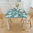 thumbnail image 3 of HAOXIT Spring Easter Rabbit Green Square Tablecloth, Decorative Holiday Home Party Table Cloth for Kitchen Dining Picnic Table Cover 48''x48'', 3 of 7