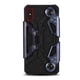 thumbnail image 1 of Caso de la cubierta completa del soporte de la manija del juego plegable mecánico tipo cangrejo para el iPhone X negro, 1 of 8